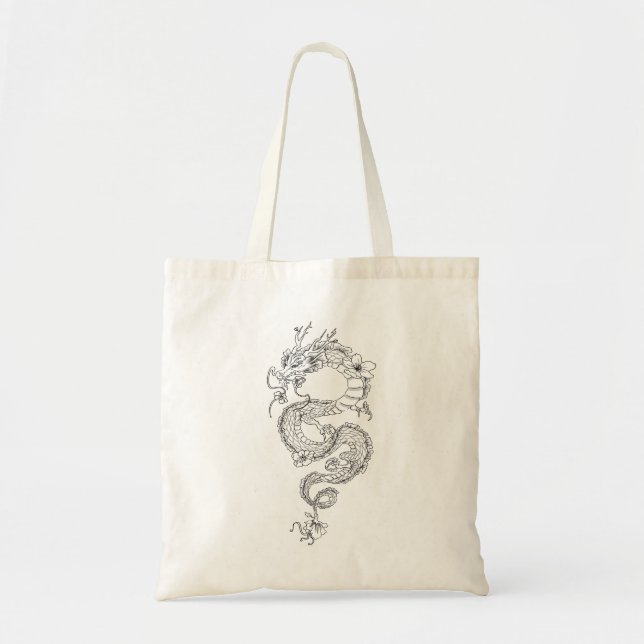 Bolso De Tela Dragon (Frente)