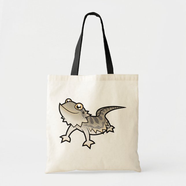 Bolso De Tela Dragón barbudo del dibujo animado/dragón de Rankin (Frente)