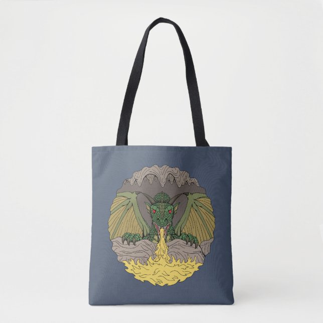 Bolso De Tela Dragón cavernoso 2016 (Anverso)