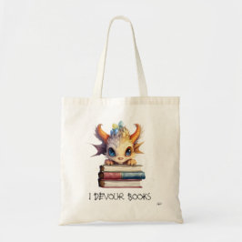 Bolso De Tela *~* DRAGON Chin sobre la lectura de los LIBROS par