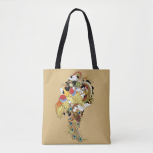 Bolso De Tela Dragón chino y fénix