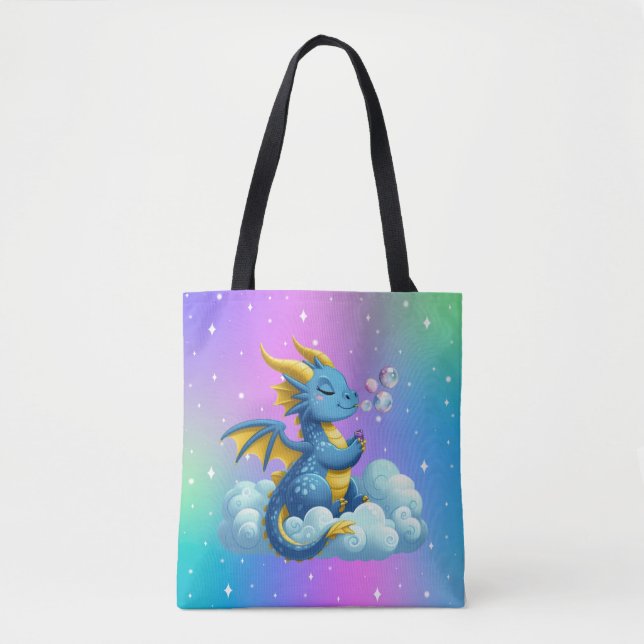 Bolso De Tela Dragón Cuto/Whimsical (Anverso)