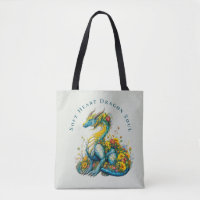Dragón de Corazón Suave Alma Caprichosa Arte Flora
