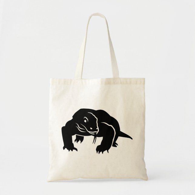 Bolso De Tela Dragón de Komodo (Frente)
