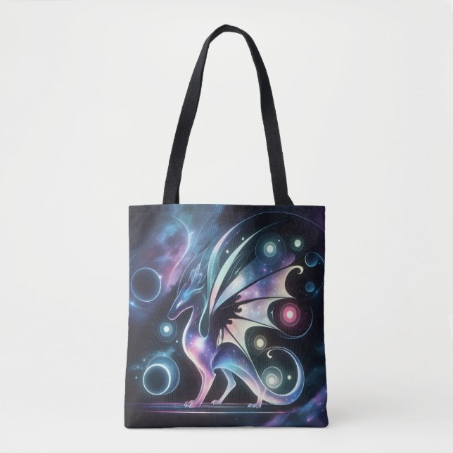 Bolso De Tela Dragón de mariposa espacial (Anverso)