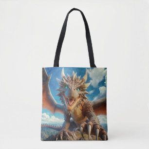 Bolso De Tela Dragón de montaña