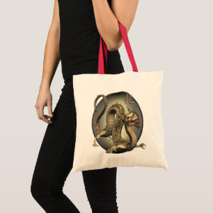 Bolso De Tela Dragón del chino del vintage