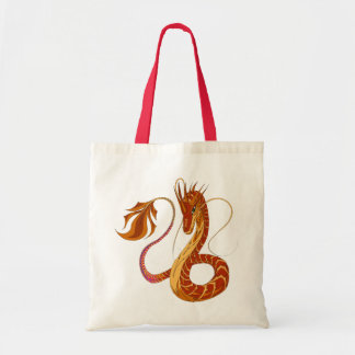 Bolso De Tela Dragón del coral del fuego