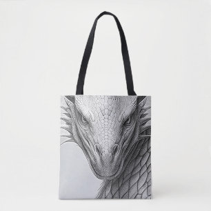 Bolso De Tela Dragon Fantastic Wild Nature Ilustracion animal