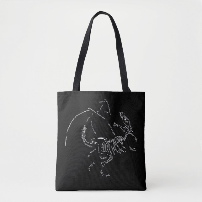 Bolso De Tela Dragon Fossils (Anverso)
