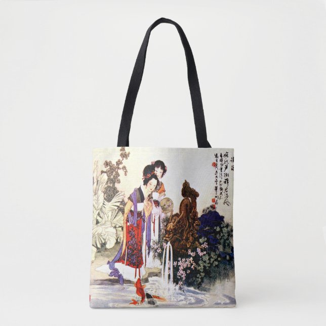 Bolso De Tela Dragon Fountain Tote Bag (Anverso)