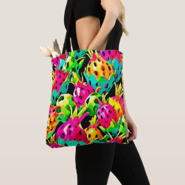 Bolso De Tela Dragon Fruit Vivid Pattern