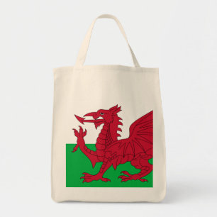 Bolso De Tela Dragón galés ~ Bandera de Gales