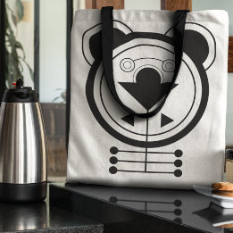 Bolso De Tela Dragón geométrico moderno Zodiac