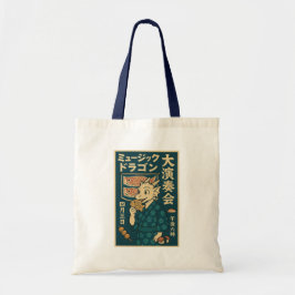 Bolso De Tela Dragón japonés retro