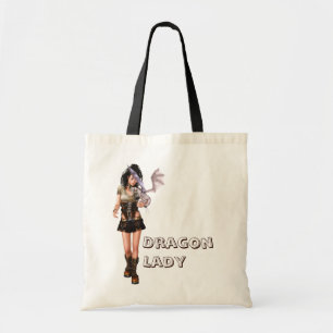 Bolso De Tela Dragon Lady Bag