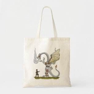 Bolso De Tela Dragón mecánico