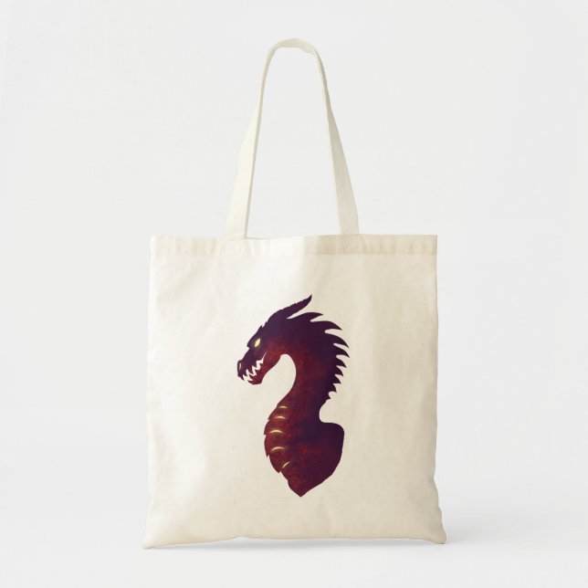 Bolso De Tela Dragón medieval (Frente)