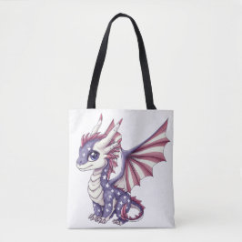 Bolso De Tela Dragón patriótico