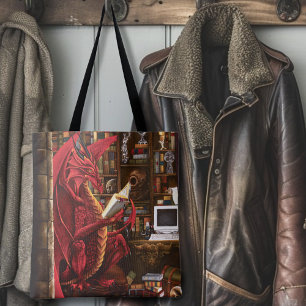 Bolso De Tela Dragon Podcast Library