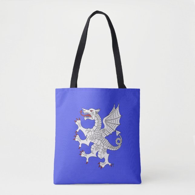Bolso De Tela Dragon Rampant Argent (Anverso)