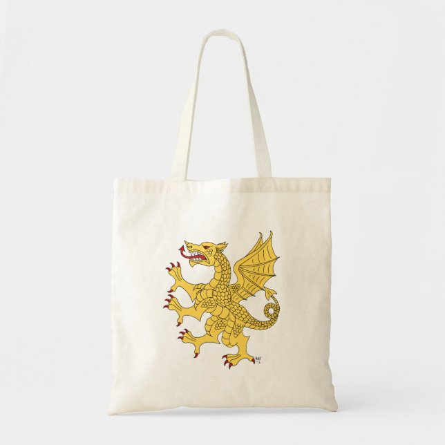 Bolso De Tela Dragon Rampant O (Frente)