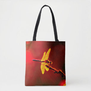 Bolso De Tela Dragón Rojo
