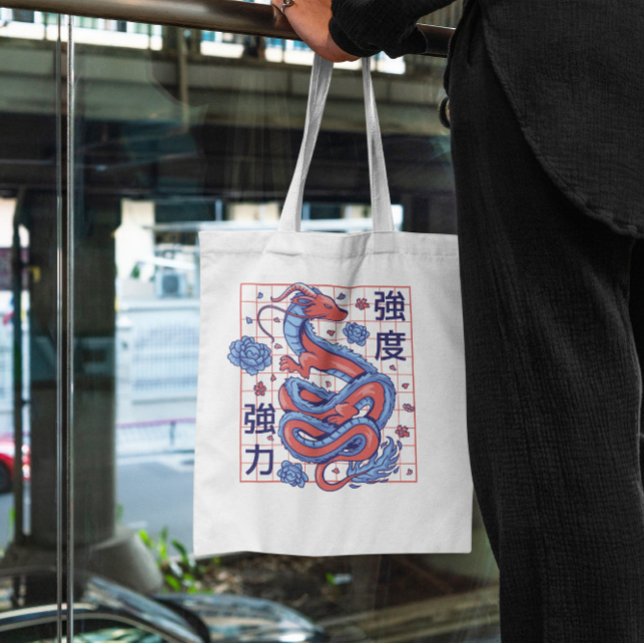 Bolso De Tela Dragón rojo asiático (Subido por el creador)