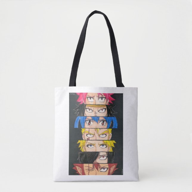 Bolso De Tela Dragon Sayers Anime Eyes - Fairy Tail (Anverso)