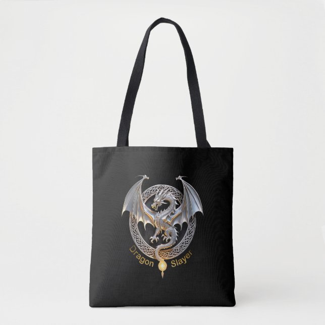 Bolso De Tela Dragon Slayer (Anverso)