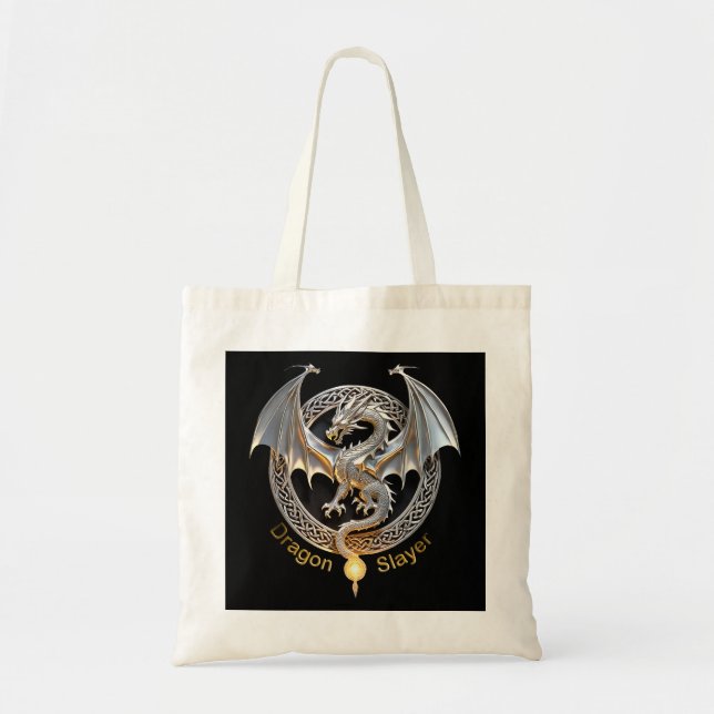 Bolso De Tela Dragon Slayer (Frente)
