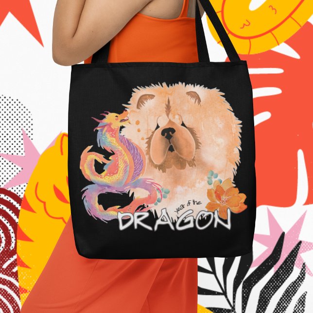 Bolso De Tela DRAGON-TALEZ Año del dragón (Available in 2 sizes and 2 styles)