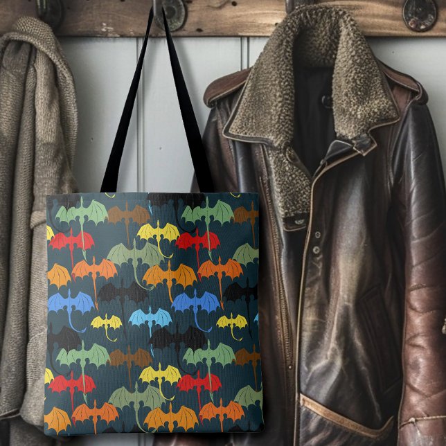 Bolso De Tela Dragon Wing Blue Flight Fantasy (Subido por el creador)