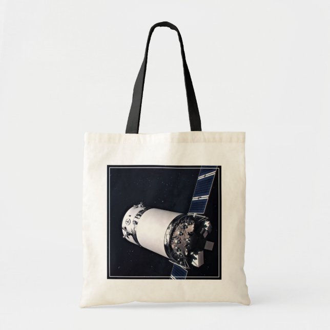 Bolso De Tela Dragon Xl Spacecraft Aproximándose A Una Puerta Lu (Frente)