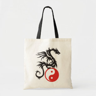 Bolso De Tela Dragón Yin y Yang