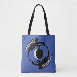 Bolso De Tela Dragones de la Luna Diseño de la Fantasía Tote Bag