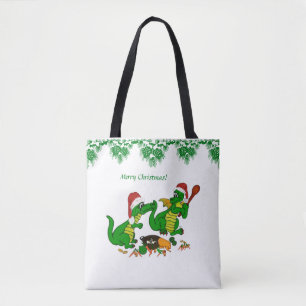 Bolso De Tela Dragones - ¡Feliz Navidad! Hoy cocinaré