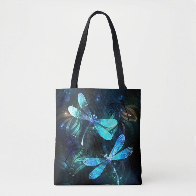 Bolso De Tela Dragonflies (Anverso)
