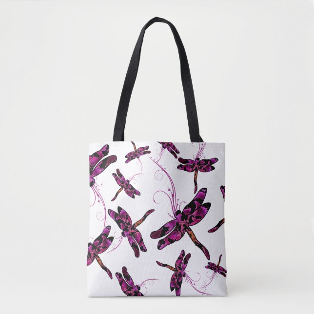 Bolso De Tela Dragonflies caprichoso (Anverso)