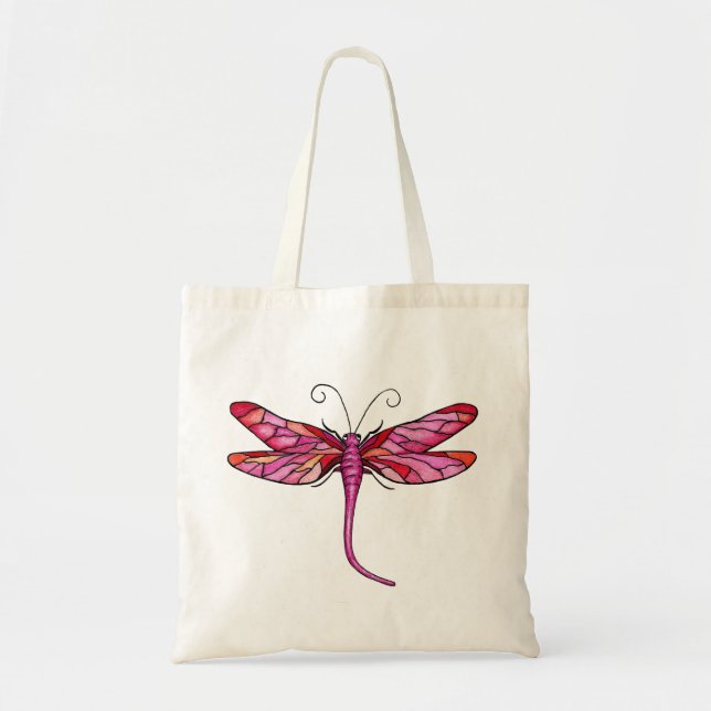 Bolso De Tela Dragonflies caprichoso (Frente)