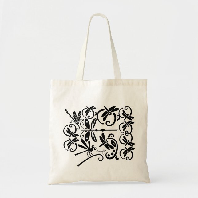 Bolso De Tela Dragonflies Tote Bag (Frente)