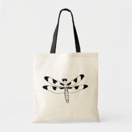 Bolso De Tela Dragonfly and Flower 
