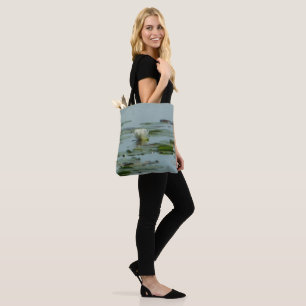 Bolso De Tela Dragonfly de Nenuphar Blanco