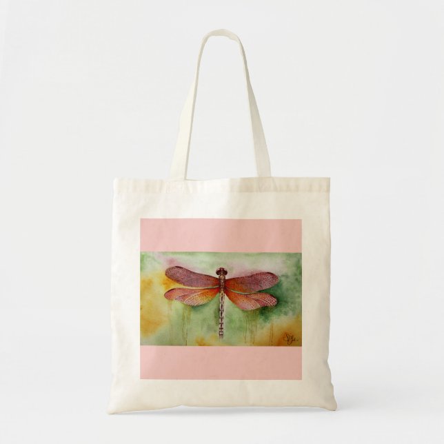 Bolso De Tela Dragonfly de sol (Frente)