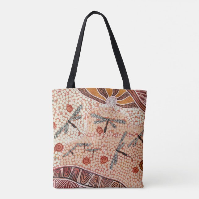 Bolso De Tela Dragonfly Dreaming Tote Bag (Reverso)