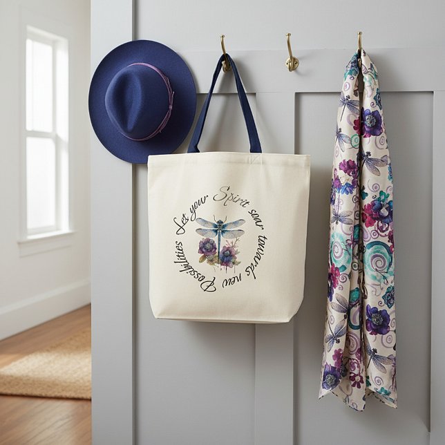 Bolso De Tela Dragonfly - espíritu de nuevas posibilidades (Subido por el creador)