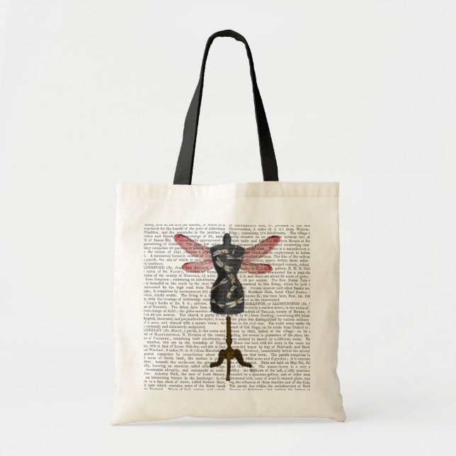 Bolso De Tela Dragonfly Mannequin (Frente)