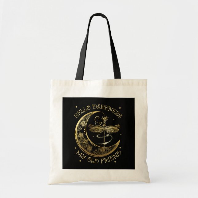 Bolso De Tela Dragonismo hippie (Frente)