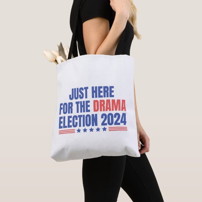 Bolso De Tela Drama electoral 2024 drama político no partidario (Detalle)