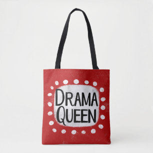 Bolso De Tela Drama Queen Tote Bag